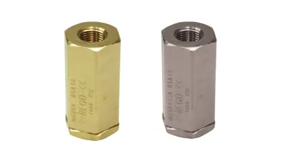 Rego spring check valves