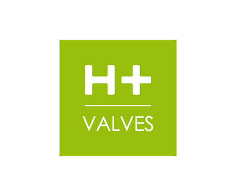 H+ valves logo