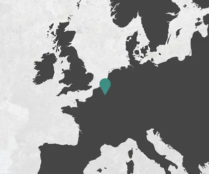 Map showing MAKEEN Gas Equipments location in Belgium