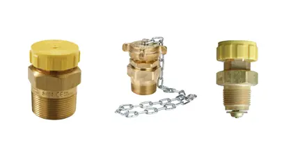 Group of ACME tank couplings