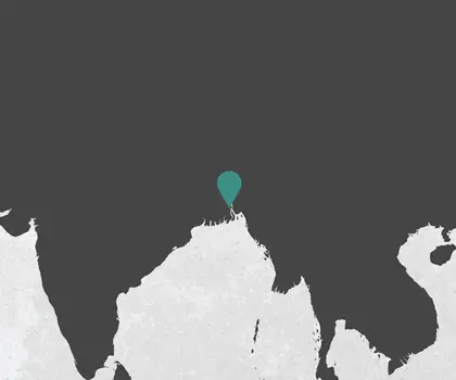 Map showing MAKEEN Gas Equipments location in Bangladesh