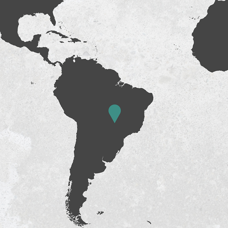 Map showing MAKEEN Gas Equipments location in Brasil