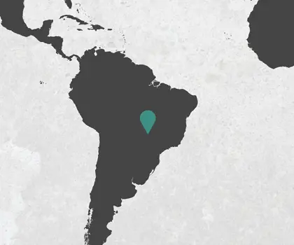 Map showing MAKEEN Gas Equipments location in Brasil